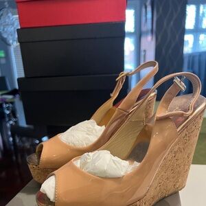 shoes are almost new worn once excellent condition